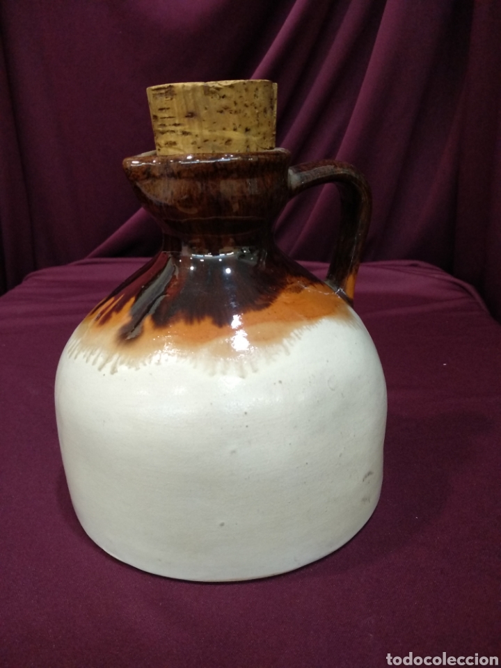 Antiquit&eacute;s: Gran aceitera ceramica.