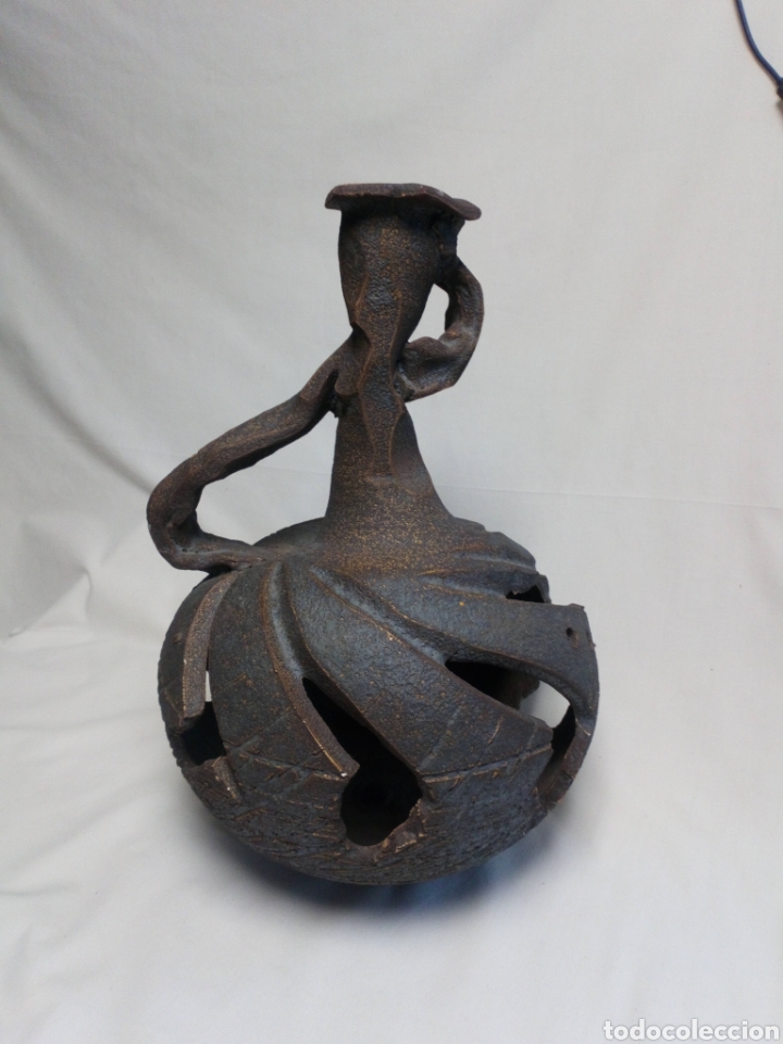 Antig&uuml;edades: Original objeto art&iacute;stico decorativo realizado en gres - Foto 3