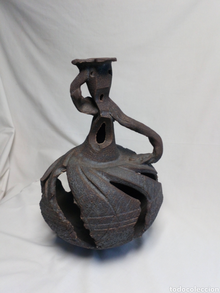 Antig&uuml;edades: Original objeto art&iacute;stico decorativo realizado en gres - Foto 1