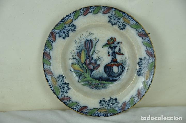 Antig&uuml;edades: Plato Summer Flowers - Foto 2