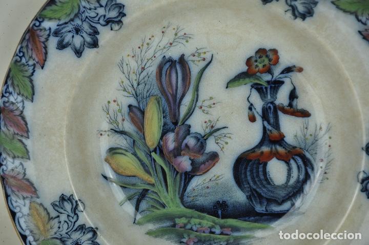 Antig&uuml;edades: Plato Summer Flowers - Foto 3