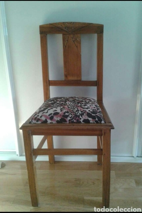 Antig&uuml;edades: silla antigua restaurada - Foto 2