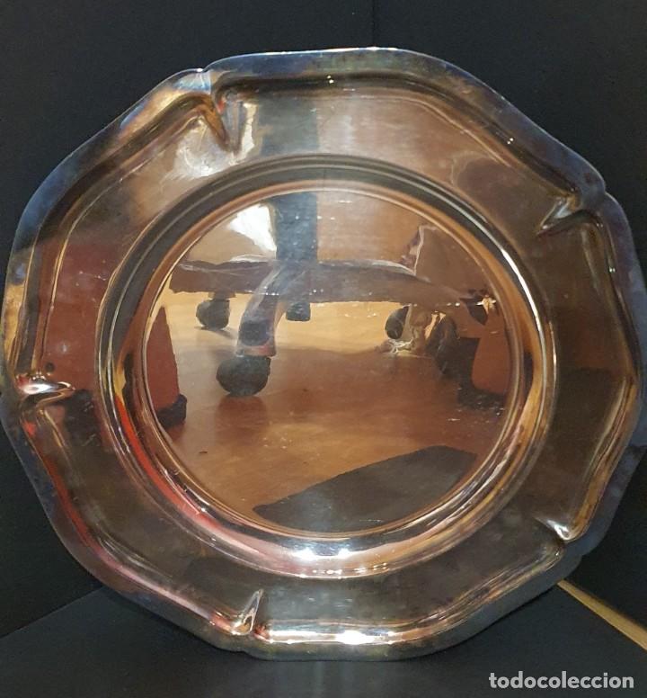 Antig&uuml;edades: Bandeja de alpaca aut&eacute;ntica - Foto 1