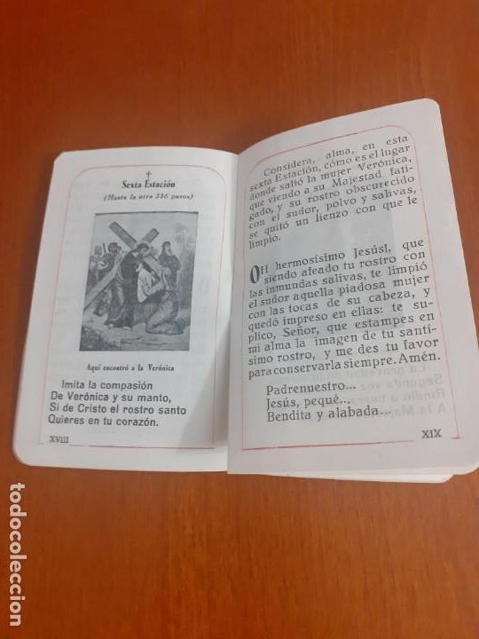 Antig&uuml;edades: Cuadernillo de 1944 para ejercicio del Via Crucis - Foto 2