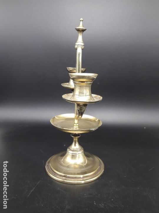 Antig&uuml;edades: Candelabro 2 brazos - Foto 2