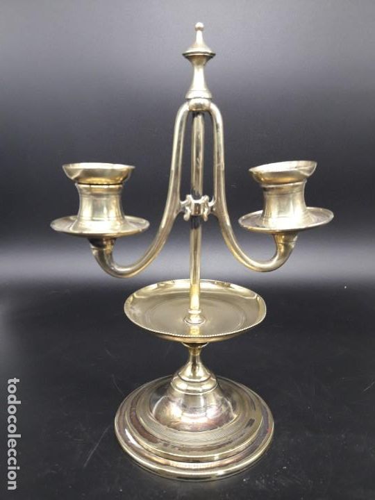 Antig&uuml;edades: Candelabro 2 brazos - Foto 1