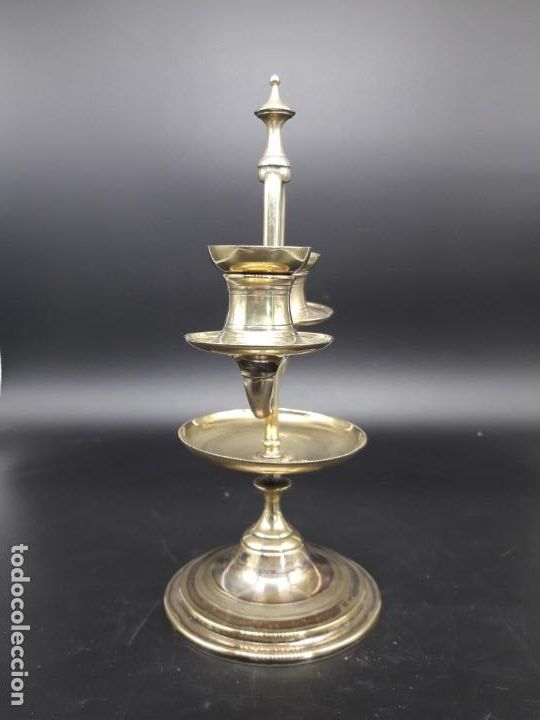 Antig&uuml;edades: Candelabro 2 brazos - Foto 2