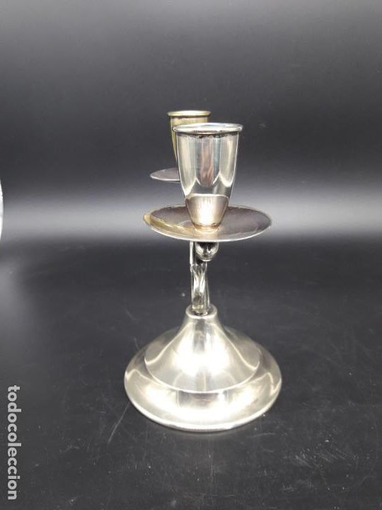Antig&uuml;edades: Candelabro 2 brazos - Foto 2