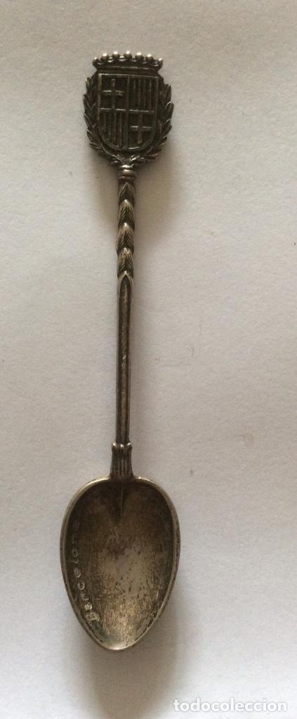 Antig&uuml;edades: Cucharilla de colecci&oacute;n Barcelona - Bagues - Foto 2