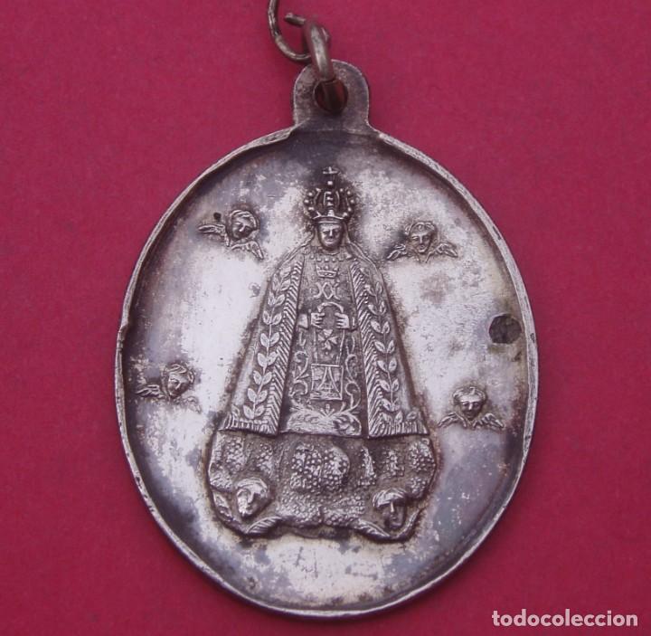Antigüedades: Medalla Siglo XIX Hermandad de San Elías y Virgen del Carmen. Valencia. - Foto 2 - 199069417