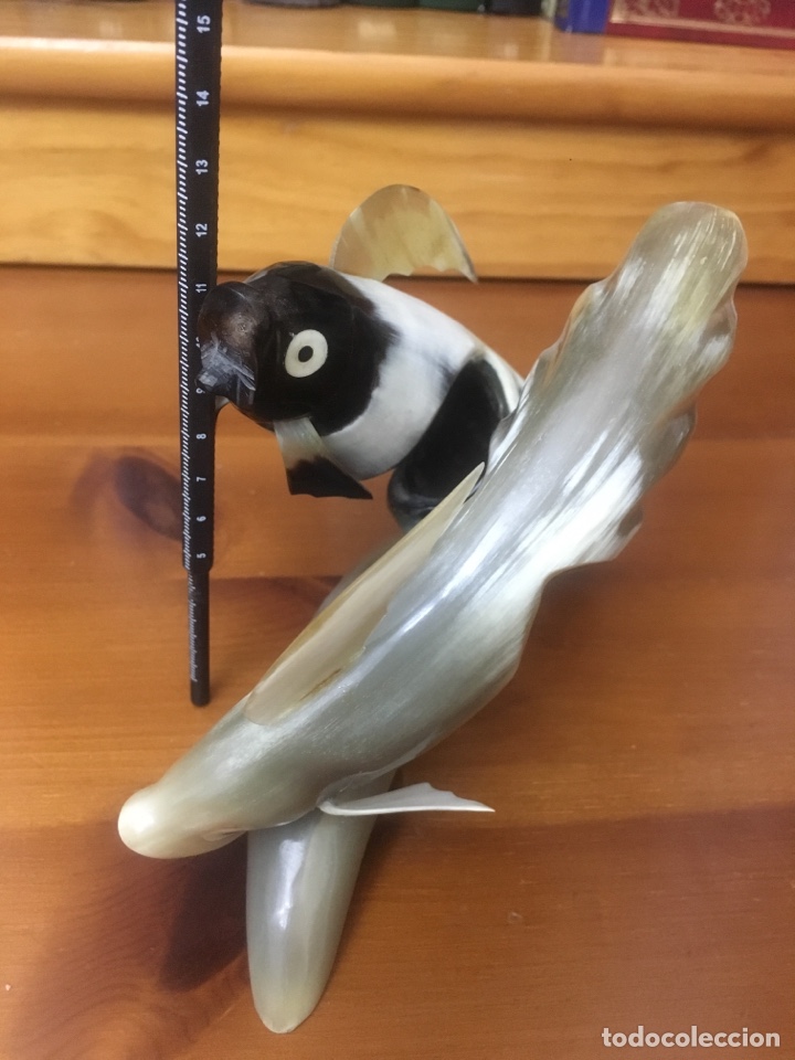 Antig&uuml;edades: Vintage Pez de cuerno - Foto 4