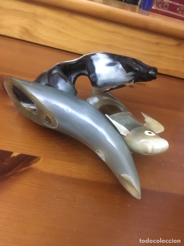 Antig&uuml;edades: Vintage Pez de cuerno - Foto 5