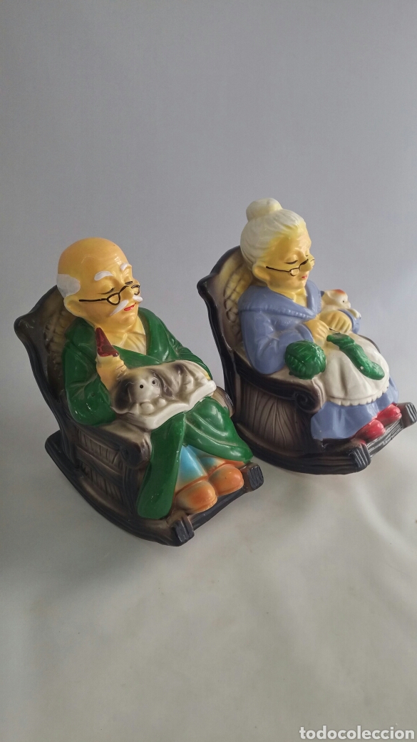 Antig&uuml;edades: Pareja uchas de porcelana Eiho - Foto 4