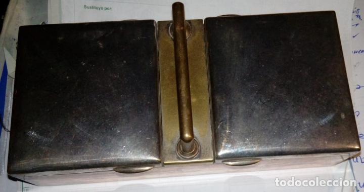 Antig&uuml;edades: ANTIGUO JOYERO BA&Ntilde;ADO EN PLATA - Foto 5