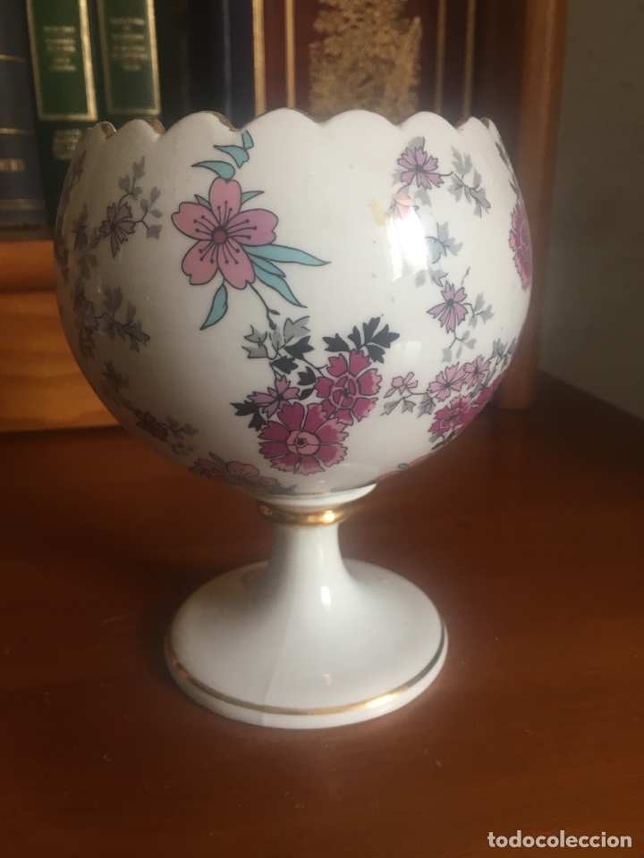 Antig&uuml;edades: Vaso de porcelana hispania belcor - Foto 2