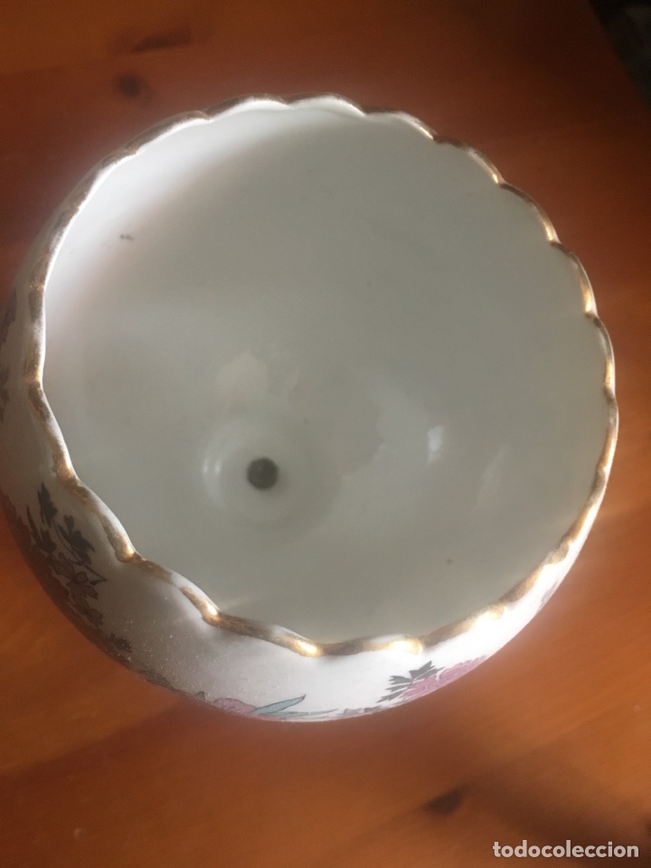 Antig&uuml;edades: Vaso de porcelana hispania belcor - Foto 6