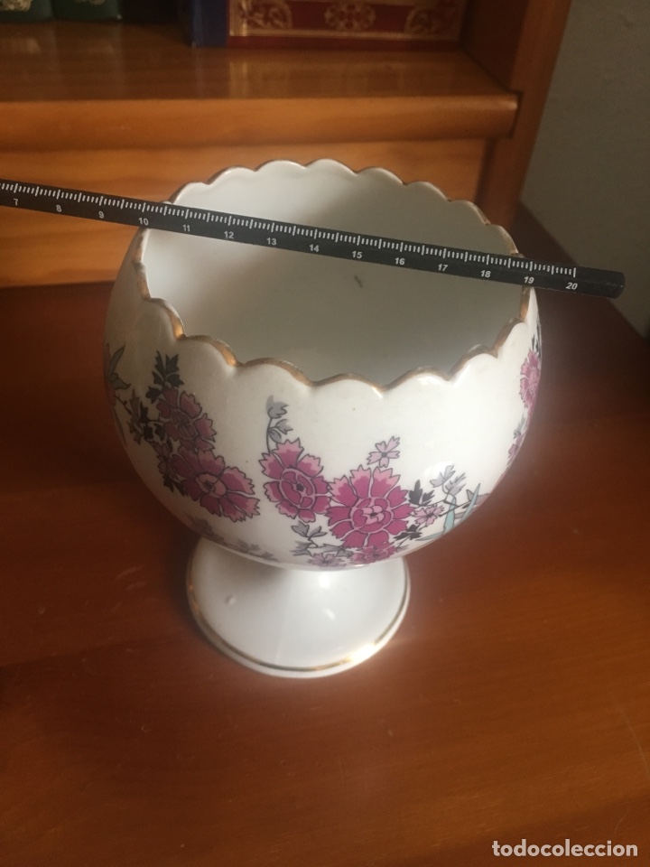Antig&uuml;edades: Vaso de porcelana hispania belcor - Foto 7