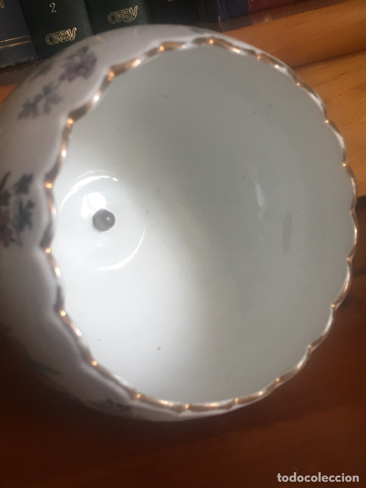 Antig&uuml;edades: Vaso de porcelana hispania belcor - Foto 8