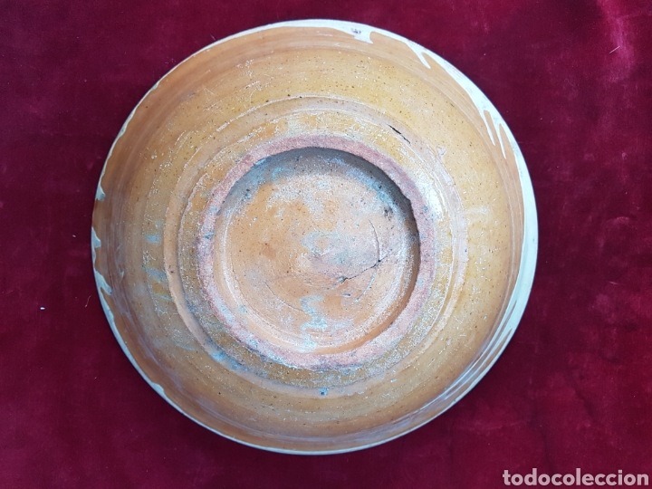 Antigüedades: Antiguo cuenco ceramica cordobesa Lucena M - Foto 3 - 199140053