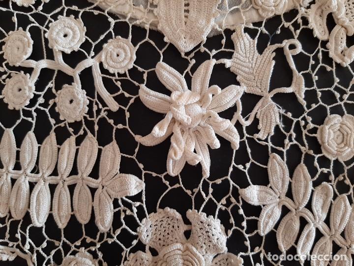 Antig&uuml;edades: Espectacular cuello de ganchillo s. XIX - Foto 2