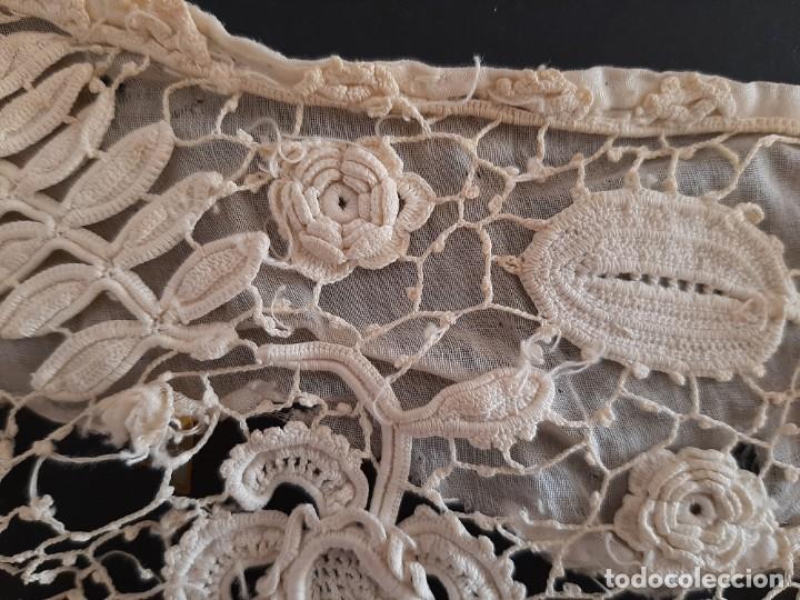 Antig&uuml;edades: Espectacular cuello de ganchillo s. XIX - Foto 6
