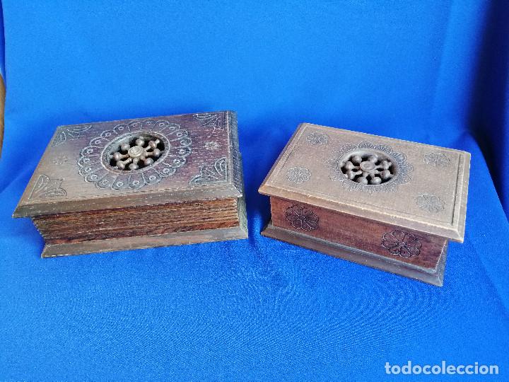 Antig&uuml;edades: CAJAS DE MADERA ANTIGUAS CON DIBUJOS - Foto 1