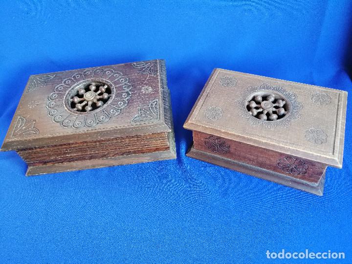 Antig&uuml;edades: CAJAS DE MADERA ANTIGUAS CON DIBUJOS - Foto 3