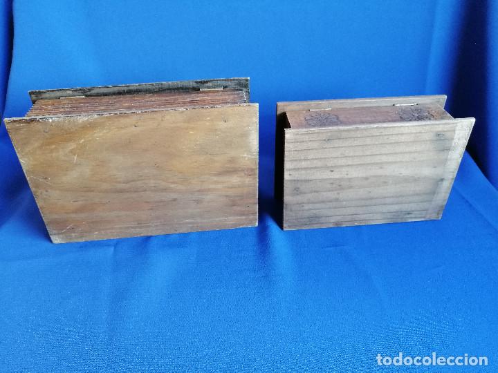 Antig&uuml;edades: CAJAS DE MADERA ANTIGUAS CON DIBUJOS - Foto 7