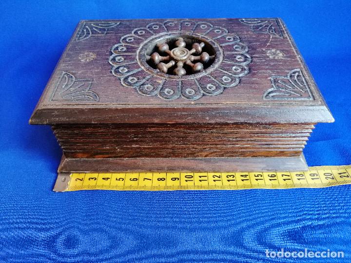 Antig&uuml;edades: CAJAS DE MADERA ANTIGUAS CON DIBUJOS - Foto 9