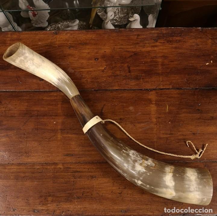 Antig&uuml;edades: Cuerno de Toro Cantimplora Argentina - Foto 1