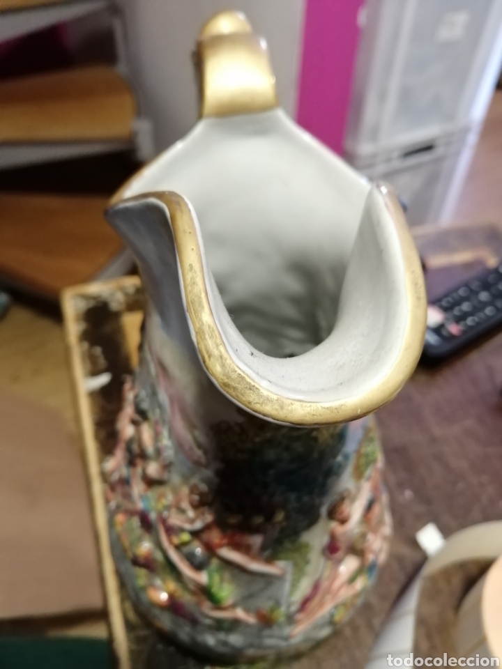 Antig&uuml;edades: Jarra Capodimonte. Bacanal - Foto 8
