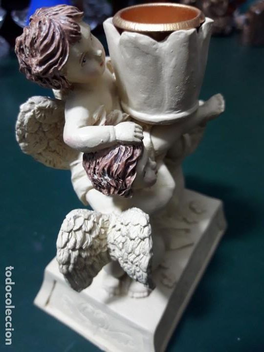 Antig&uuml;edades: Figura angelitos - Foto 2