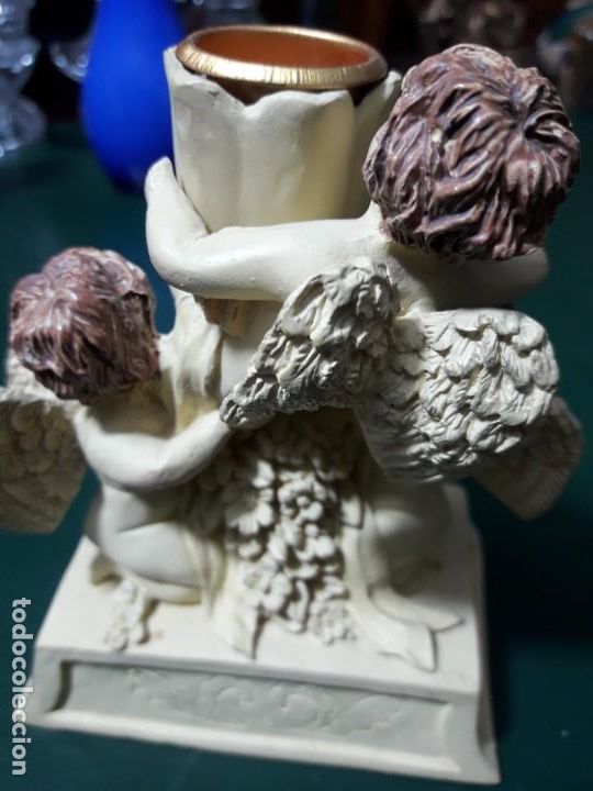 Antig&uuml;edades: Figura angelitos - Foto 3