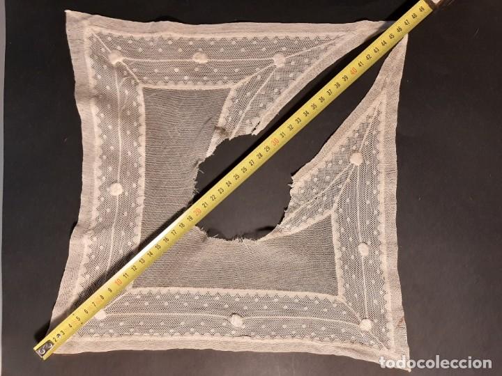 Antig&uuml;edades: Original cuello de tul s. XIX - Foto 5