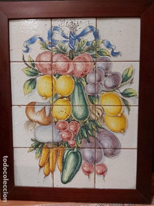 Antig&uuml;edades: Bodeg&oacute;n azulejos antiguo - Foto 1