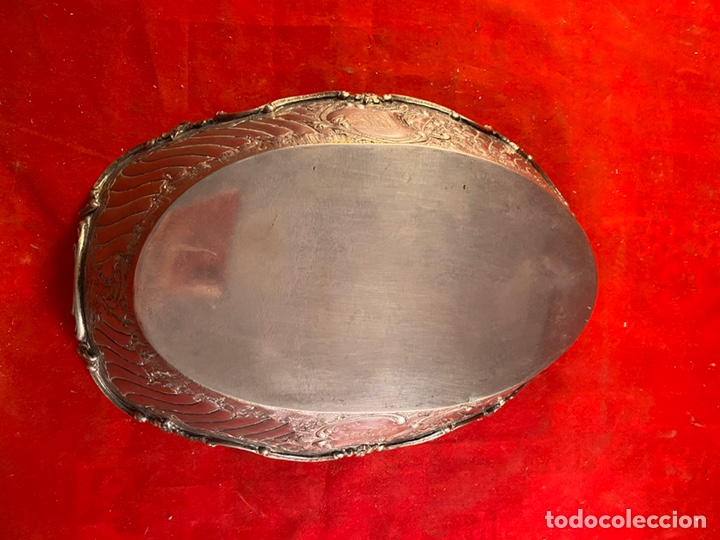 Antig&uuml;edades: Centro Bandeja de metal - Foto 2