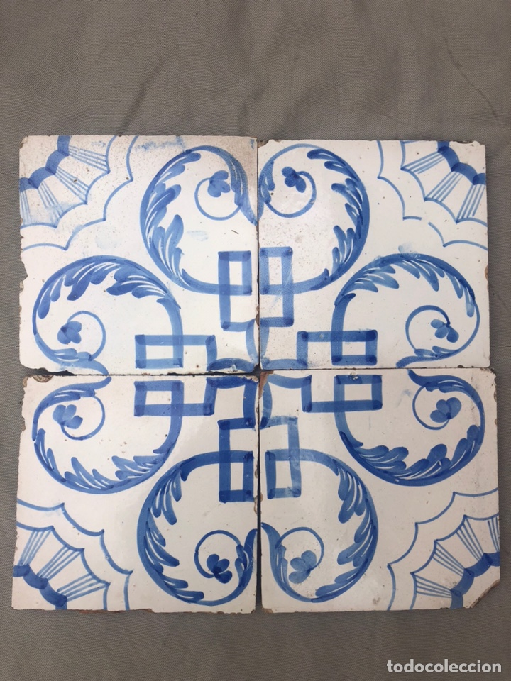 Antig&uuml;edades: Azulejos siglo xix 20x20 - Foto 2