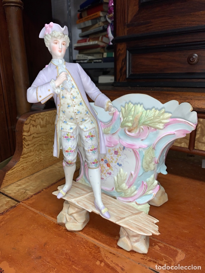 Antig&uuml;edades: Fabuloso biscuit franc&eacute;s antiguo - Foto 2