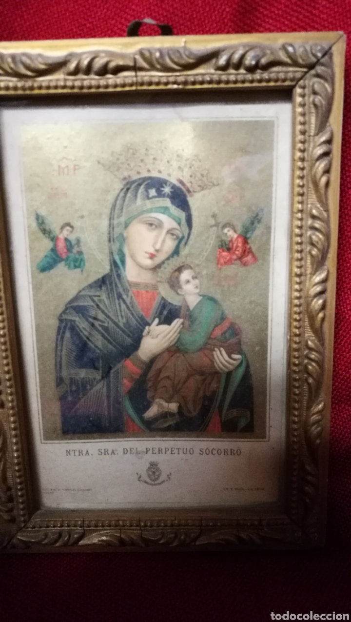 Antig&uuml;edades: DOS ANTIGUOS CUADRITOS RELIGIOSOS - Foto 3