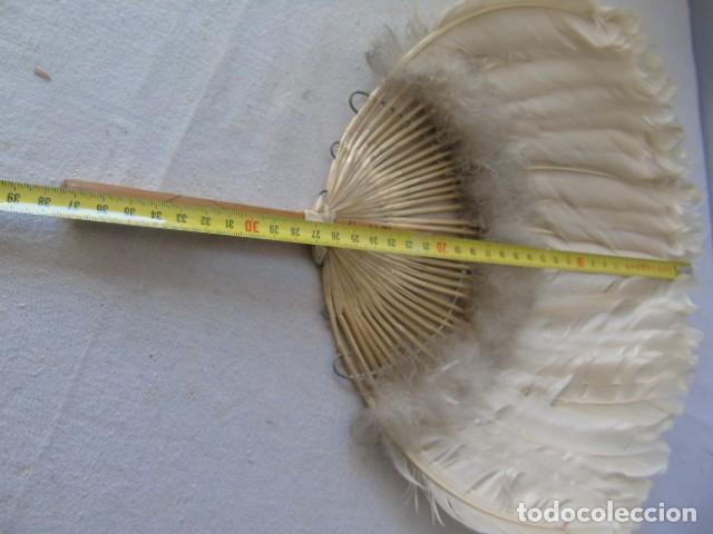 Antig&uuml;edades: pay pay palma abanico de pluma - Foto 5