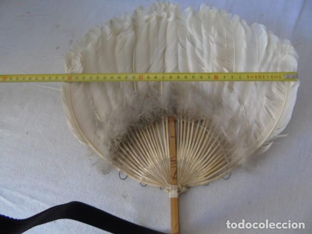 Antig&uuml;edades: pay pay palma abanico de pluma - Foto 6