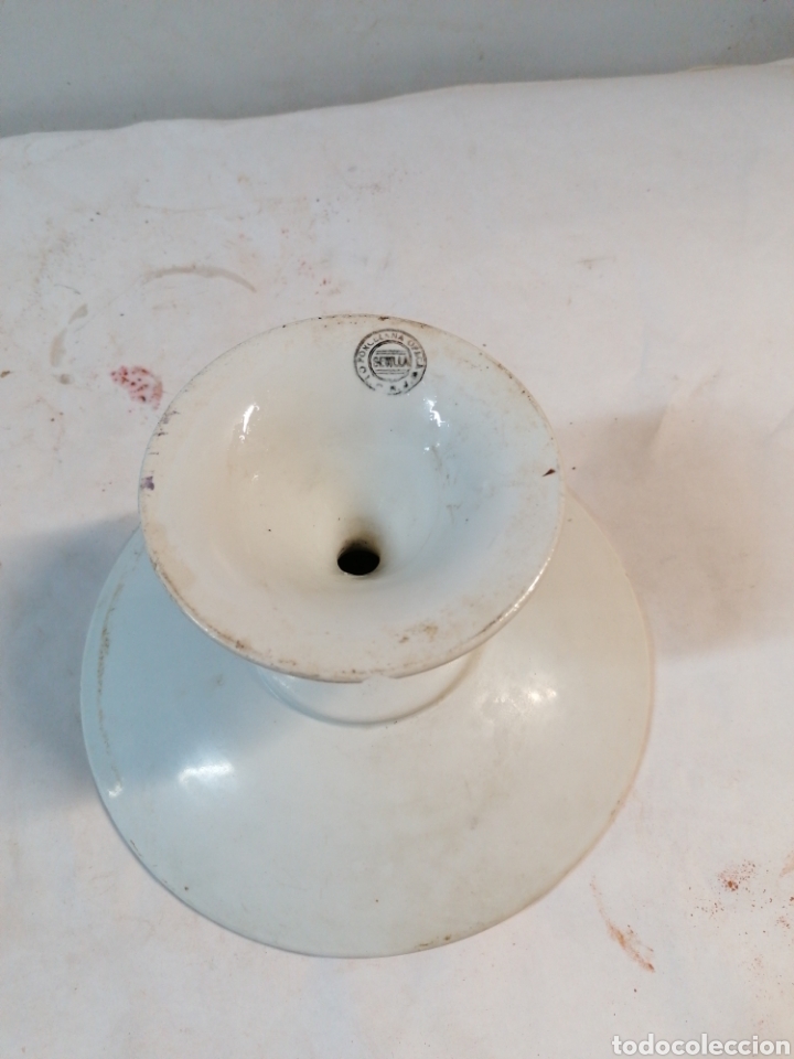 Antig&uuml;edades: Frutero porcelana Sevilla - Foto 4