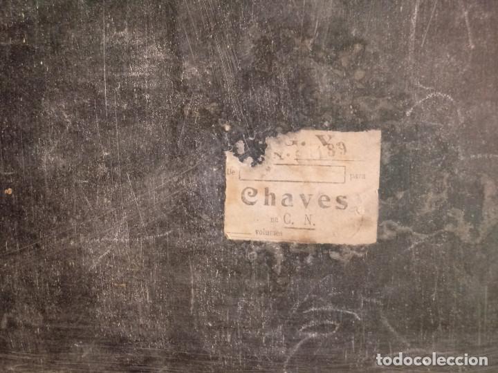 Antig&uuml;edades: Pizarra con soporte - Foto 2