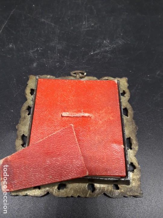 Antig&uuml;edades: Marco con estampa tipo esmalte - Foto 2
