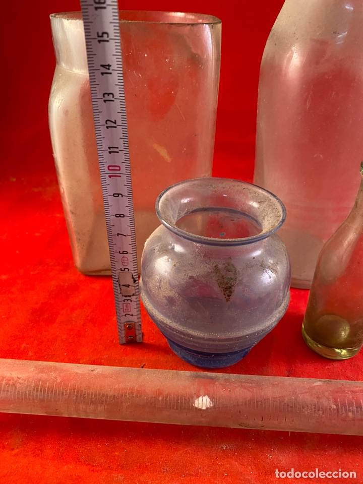 Antig&uuml;edades: Lote de recipientes Cristal - Foto 4