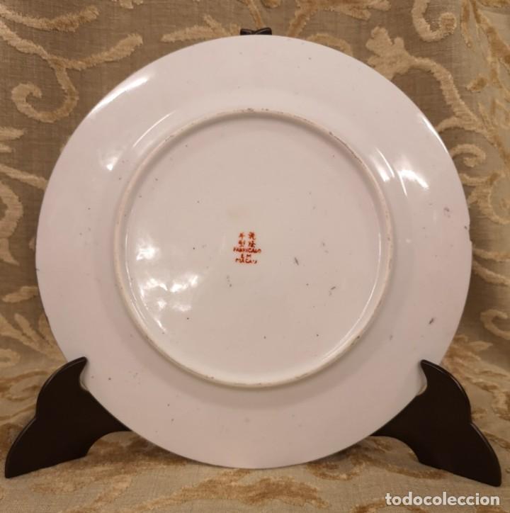 Antig&uuml;edades: Plato Antiguo Fabricado en  Macao - Foto 3