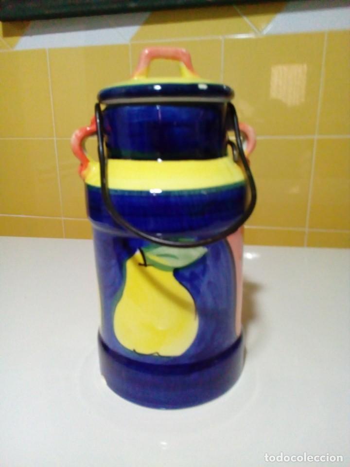 Antig&uuml;edades: lechera de ceramica - Foto 3