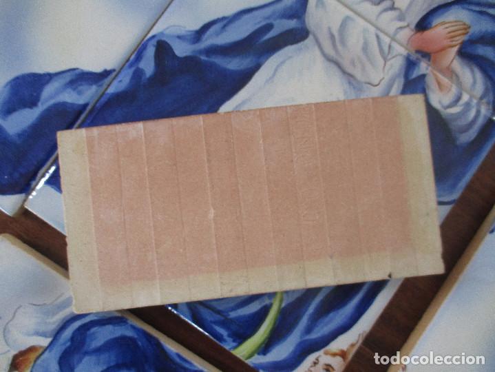 Antig&uuml;edades: Retablo ceramico azulejos (Inmaculada) - Foto 3