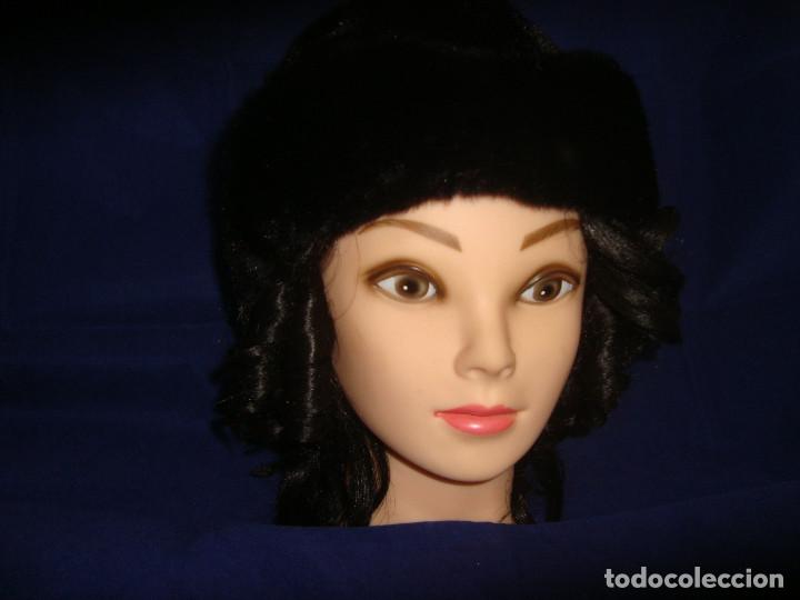 Antig&uuml;edades: GORRO FRANCES SIMIL DE PIEL talla 60 - Foto 2