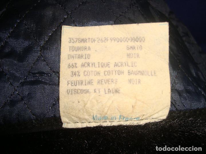 Antig&uuml;edades: GORRO FRANCES SIMIL DE PIEL talla 60 - Foto 7